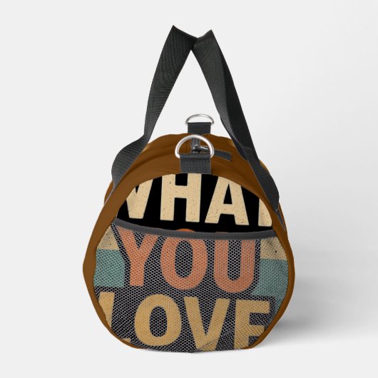 Retro Vibes - Tun Sie, was Sie Liebe Duffle Bag (Rechts)