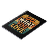 Retro Vibes - Tun Sie, was Sie Liebe Notizblock (Linke Seite)