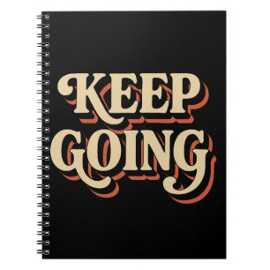 Retro Vibes - Vintage Typografie Notizblock