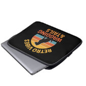 Retro Vibes, Wagens & Schwänze Laptopschutzhülle (Vorne Knopf)