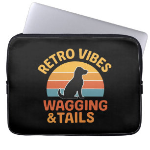 Retro Vibes, Wagens & Schwänze Laptopschutzhülle