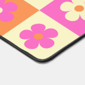 Retro Vibrany BOHO Blumenmuster Schreibtischunterlage (Ecke)