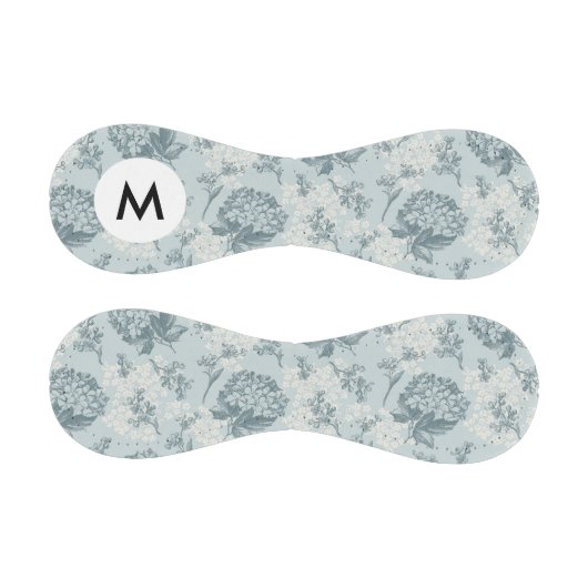 Retro-viburnäre Monogramm-Blume Baseball (Paneele)