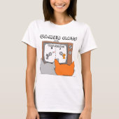 "RETRO VIDEO GAME CATS" Cartoon Katzen T-Shirt (Vorderseite)