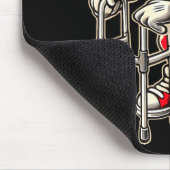 Retro Video Game Controller With Walker Funny Game Mousepad (Ecke)