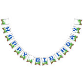 Retro Video Game Happy Birthday Wimpelkette (Alle)