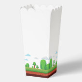 Retro Video Game Menu 1. Geburtstag Party Geschenkschachtel (Rückseite)