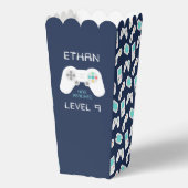 Retro Video Game Thema Personalisiert Geburtstag Geschenkschachtel (Rückseite)