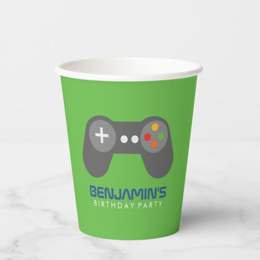 Retro Video Games Paper Cup Pappbecher (Vorderseite)