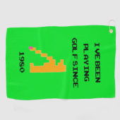 Retro Video Golf Spielhandtuch Golfhandtuch (Horizontal)
