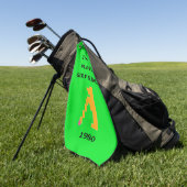 Retro Video Golf Spielhandtuch Golfhandtuch (Gras)