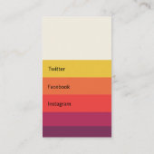 Retro Videoband VHSs für Videographers, Visitenkarte (Rückseite)