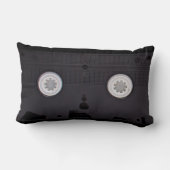 Retro Videokundengerechtes VHSs Lendenkissen (Rückseite)