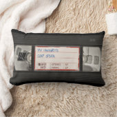 Retro Videokundengerechtes VHSs Lendenkissen (Decke)