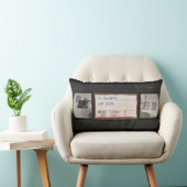 Retro Videokundengerechtes VHSs Lendenkissen (Stuhl )