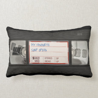 Retro Videokundengerechtes VHSs Lendenkissen