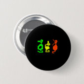 Retro-Videospiel 8-Bit-Abenteuer-Drache Button (Vorne & Hinten)