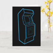 Retro-Videospiel-Arcade-Schrank Karte (Gelbe Blume)