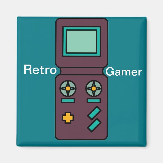 Retro-Videospiel Magnet (Vorne)