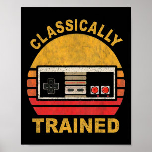 Retro-Videospiel Vintage abgenutzt 2 Poster