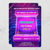 Retro-Videospiele der 90er Jahre - Einladung zum G (Vorne/Hinten)