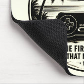 Retro-Videospieler-Design Mousepad (Ecke)