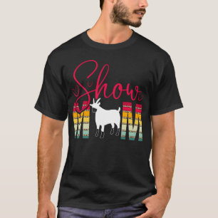 Retro-Viehhaltung Rancher Show Mutter Schwein Mess T-Shirt