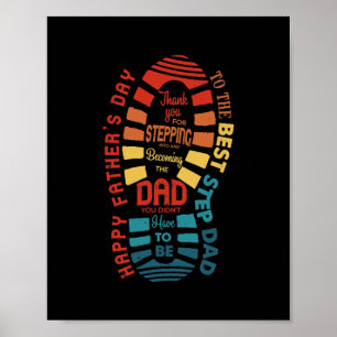 Retro Vielen Dank, dass Sie in den Vater getreten  Poster