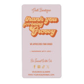 Retro Vielen Dank für Ihren Einkauf Groovy Terraco (Vorne)