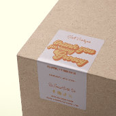 Retro Vielen Dank für Ihren Einkauf Groovy Terraco