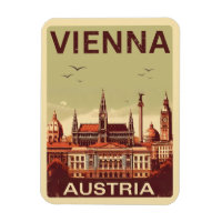 Retro Vienna City Austria Skyline-Geschenke