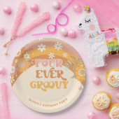 Retro Vier alljährlich erscheinende Teller (Party)