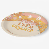 Retro Vier alljährlich erscheinende Teller (Schrägansicht)