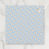 Retro Vier Jungen Groovy Jungs 4. Geburtstag Geschenkanhänger (Rückseite)