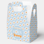 Retro Vier Jungen Groovy Jungs 4. Geburtstag Geschenkschachtel (Geöffnet)