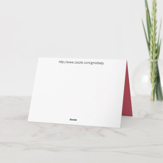 Retro Vierzigerjahre Liebe Feiertagskarte (Rückseite)