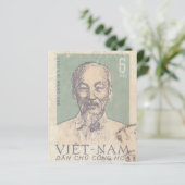Retro vietnames postage-Briefmarke (Stehend Vorderseite)