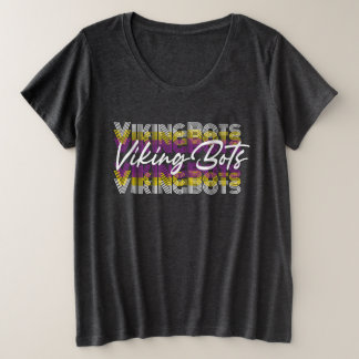 Retro VikingBots- Übergrößen Bekleidung Große Größe T-Shirt