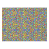Retro-viktorianischer Jugendstil-Ornamentmuster Tischdecke (Vorderseite (Horizontal))