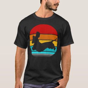 Retro-Vinatage-Dackel T-Shirt