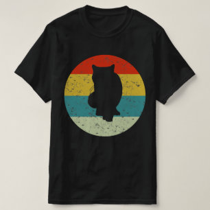 Retro-Vinatsch-Britische Kurzhaarkatze T-Shirt