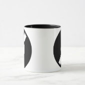 Retro vinly Record, Retro vino Record Tasse (Zentrum)