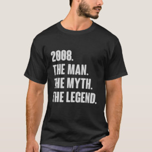 Retro Vintag 13. Geburtstag 2008 - Geschenk für 13 T-Shirt