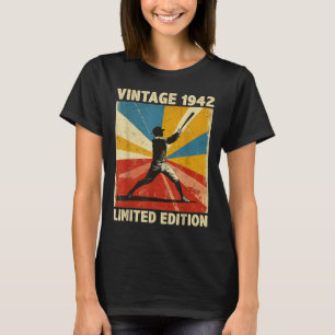 Retro Vintag 1942 Baseball Lover Limited Edition T-Shirt