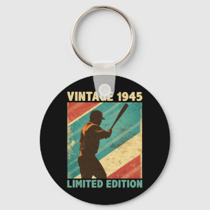 Retro Vintag 1945 Baseball Lover Limited Edition Schlüsselanhänger