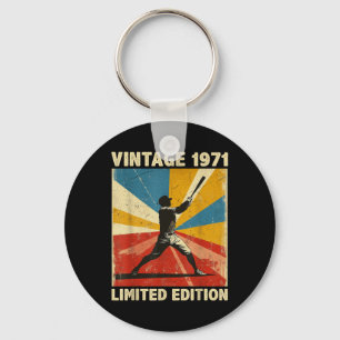 Retro Vintag 1971 Baseball Lover Limited Edition Schlüsselanhänger