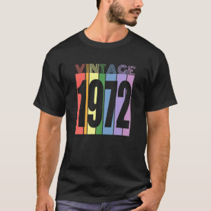 Retro Vintag 1972 50 Yrs Old Bday T-Shirt 1982 50T