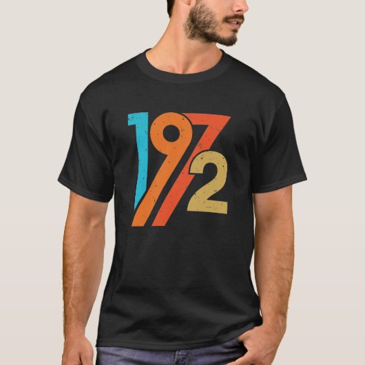 Retro Vintag 1972 T-Shirt (Vorderseite)