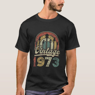 Retro Vintag 1973 Gitarrist 1973 Geburtstagsgitarr T-Shirt