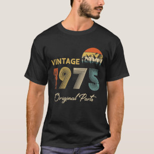 Retro Vintag 1975 Originalteile Geburtstag T-Shirt